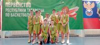 Баскетбольная команда из Камских Полян заняла почетное место в Первенстве РТ